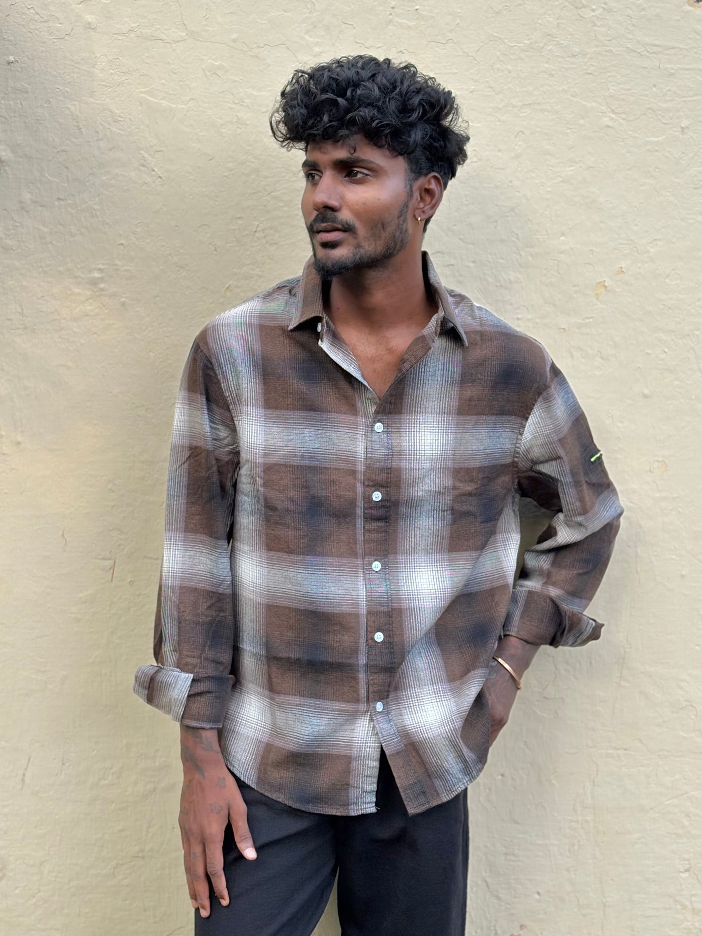 Brown Flannel Shirt