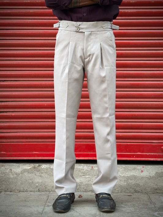 Light Grey Gurkha Pant