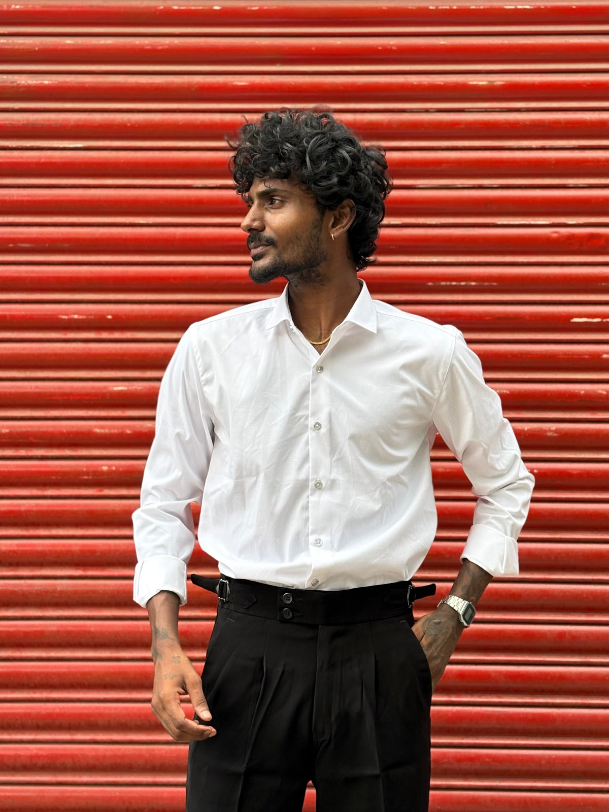 White Liquid Shirt