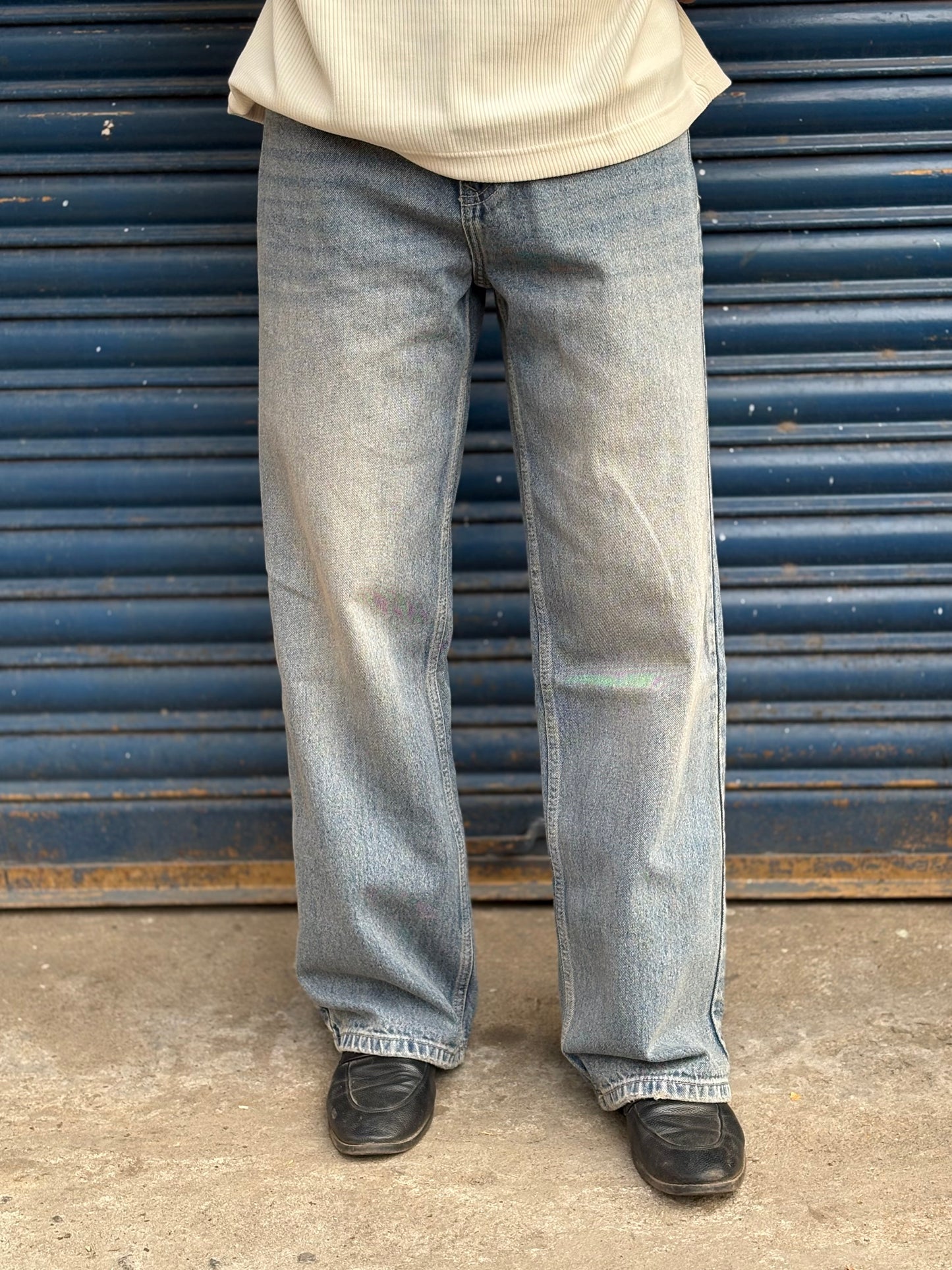 Blue Baggy Jeans