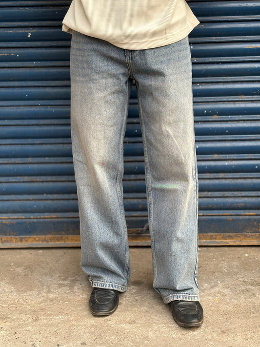 Blue Baggy Jeans