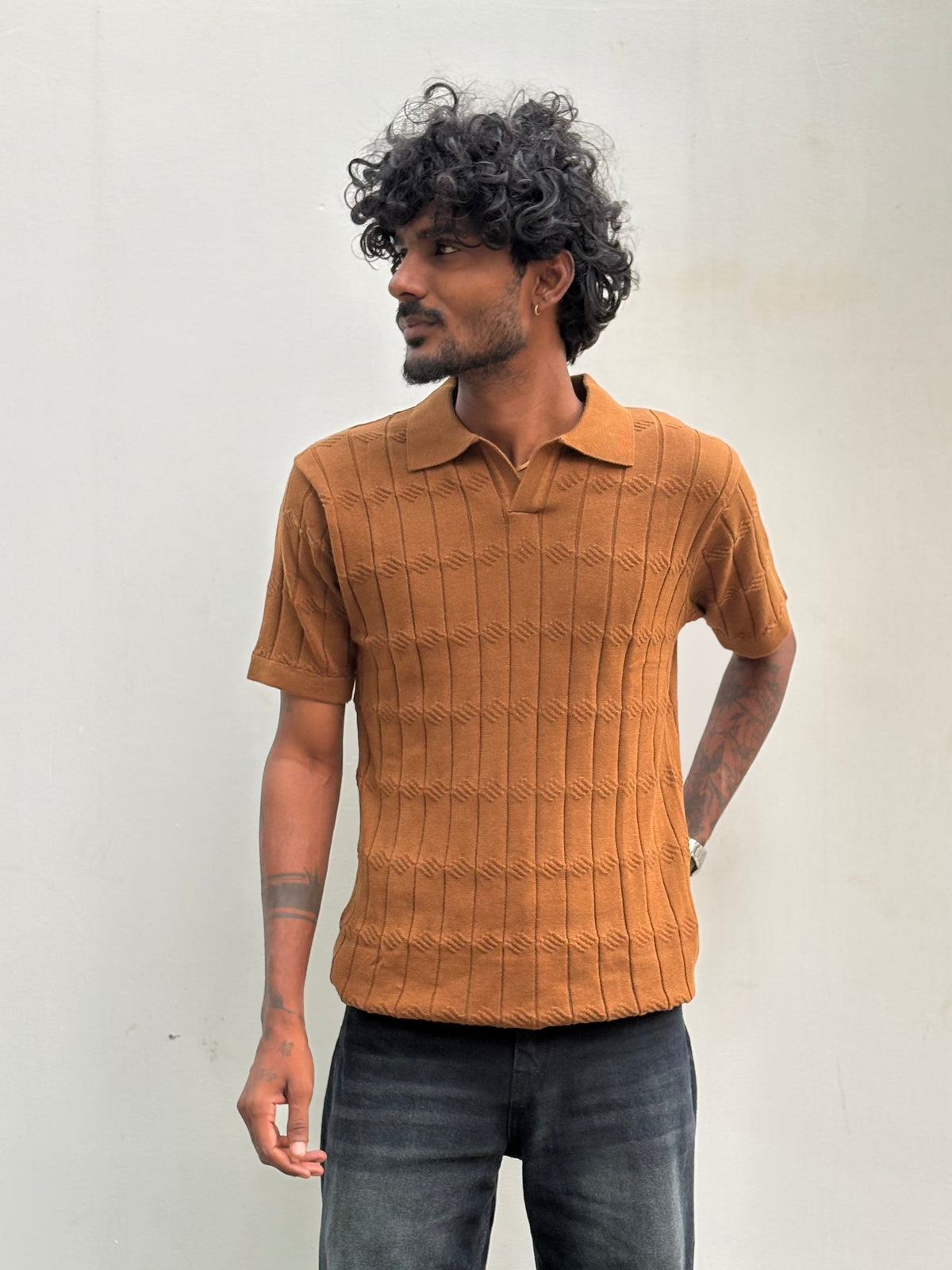 Brown Polo Tshirt