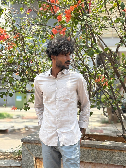 Light Grey Linen Shirt