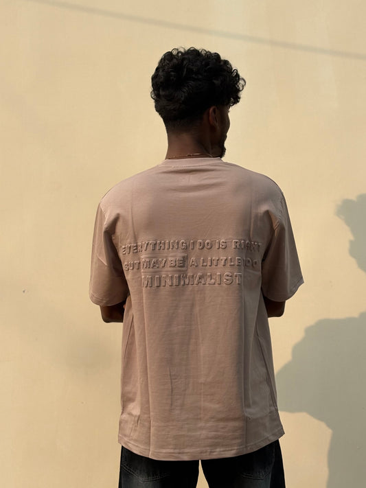 Peach Oversized Tshirt