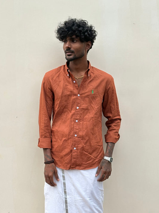 Brown Linen Shirt
