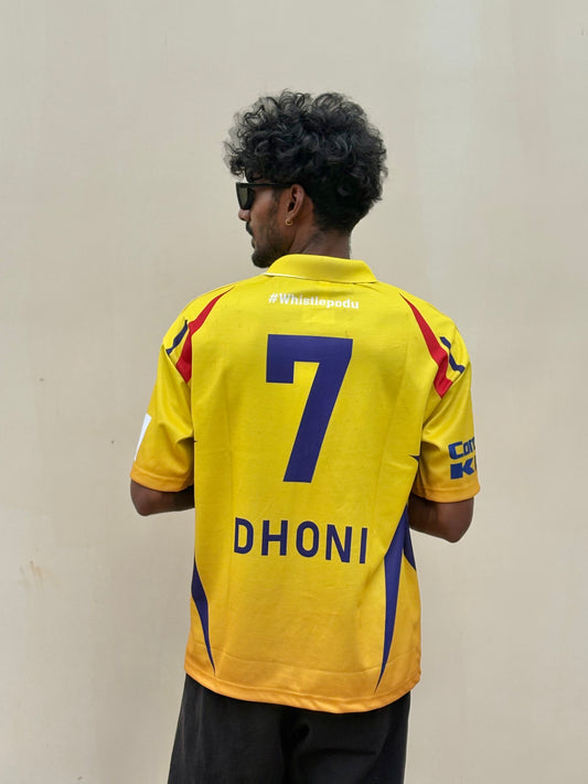 Dhoni X CSK Vintage Jersey