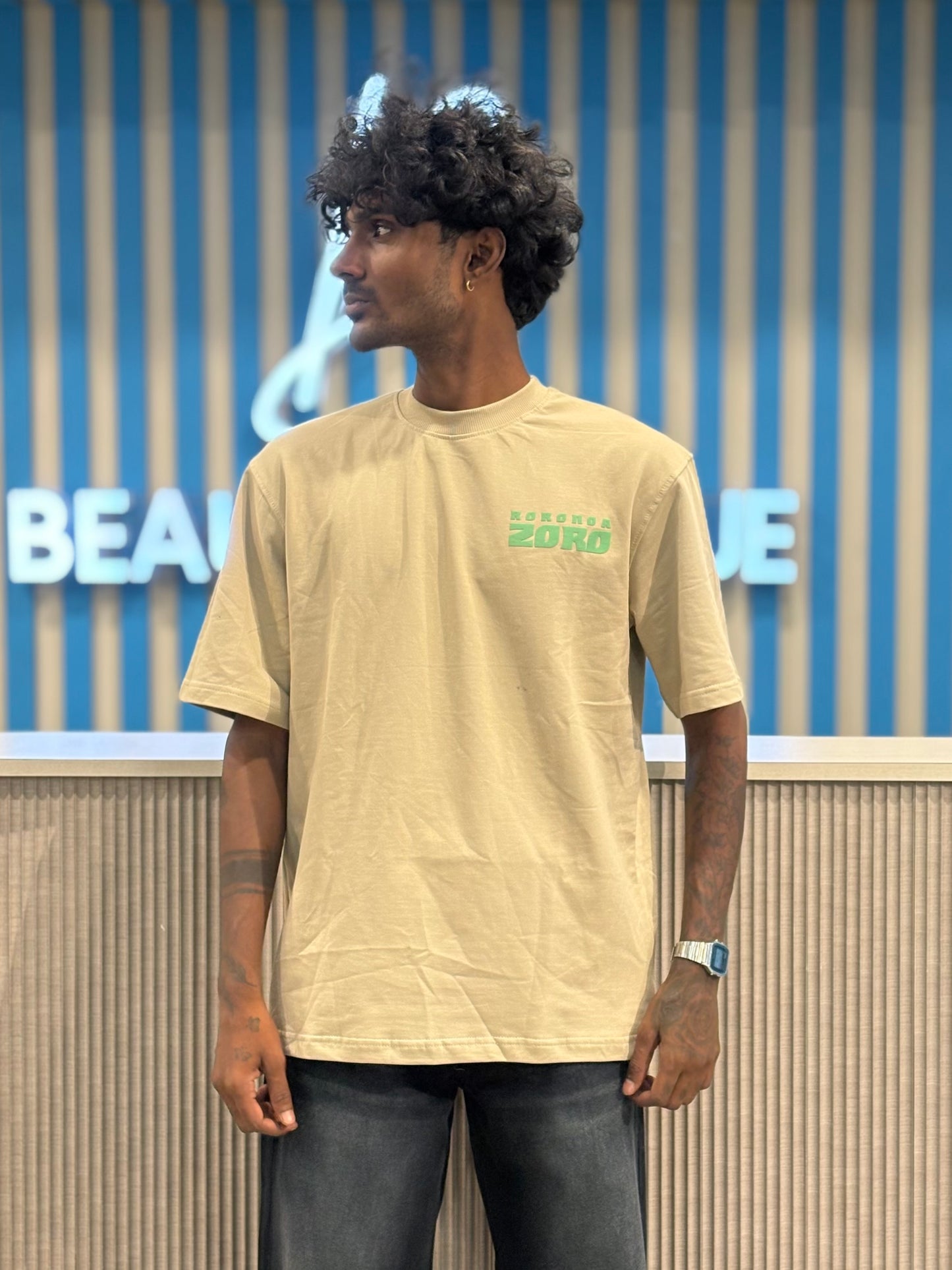 Beige Oversized Tshirt
