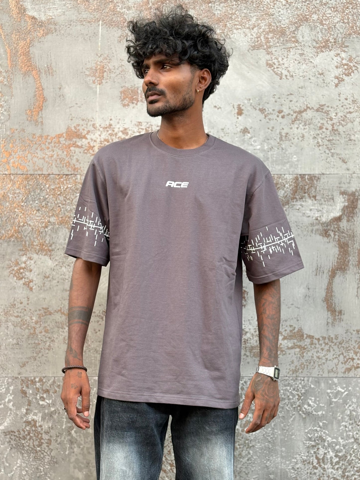 Dark Grey Oversized Tshirt