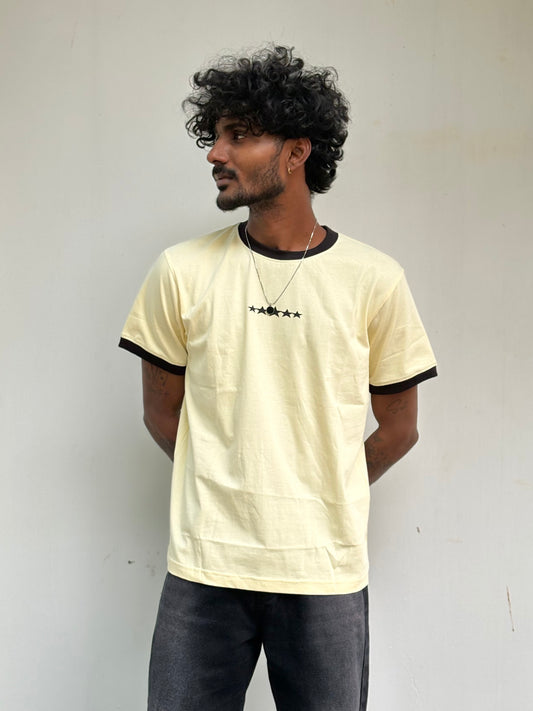 Light Yellow Ringer T-shirt