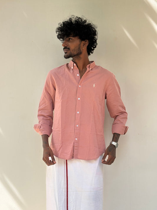 Pink Linen Shirt