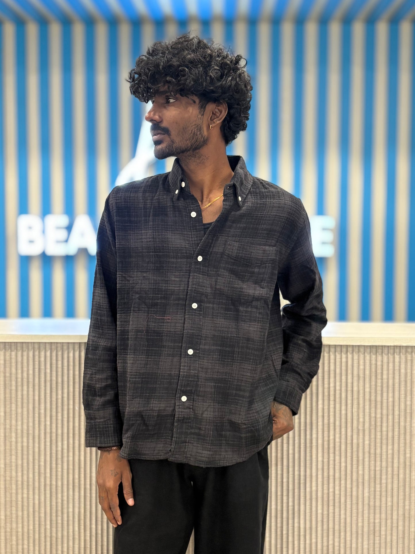 Black Flannel Shirt