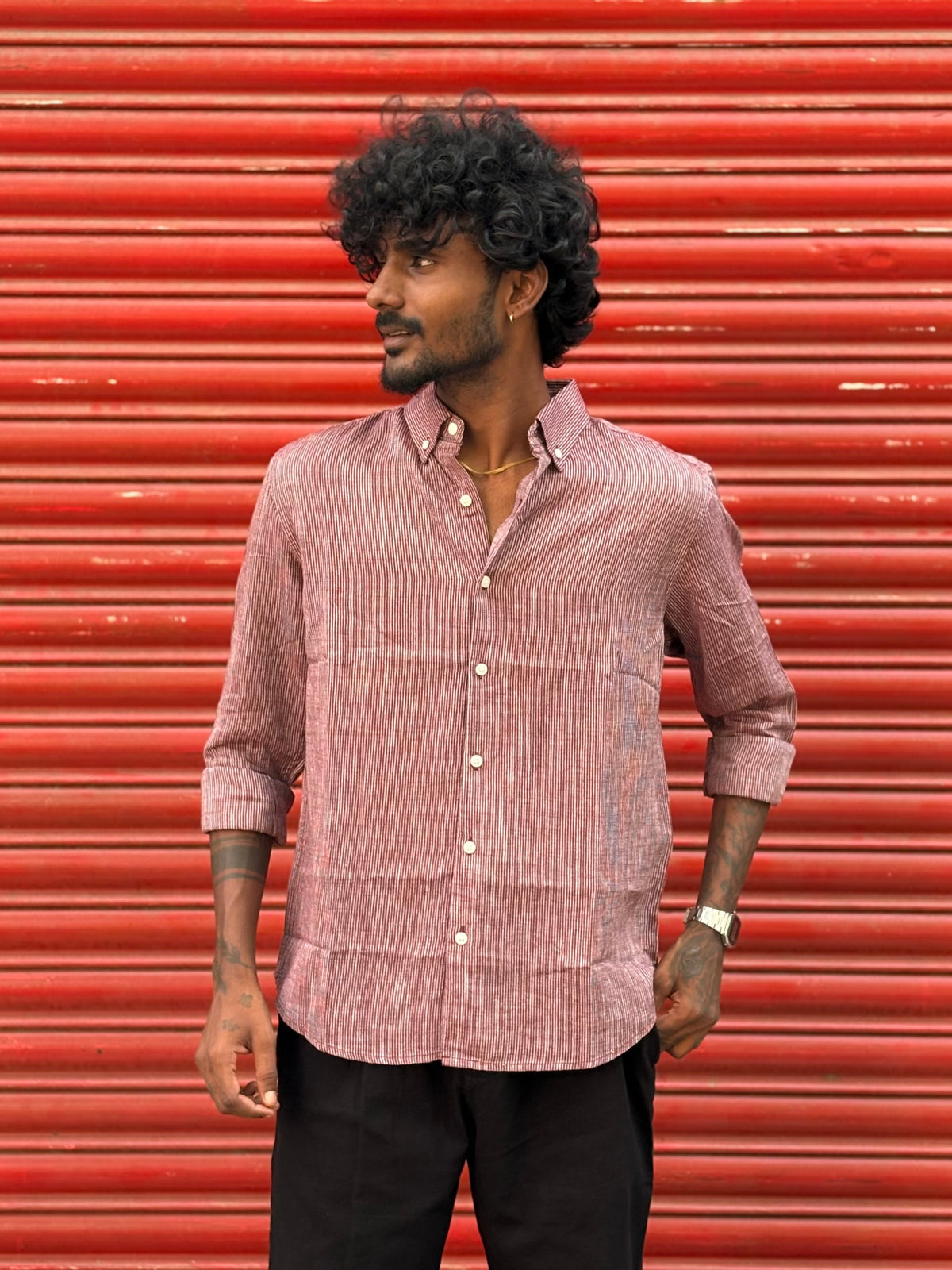 Red Striped Shirt