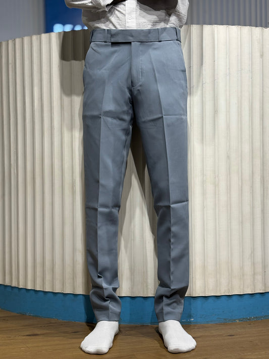 Light Blue Polo Fit Formal Pants