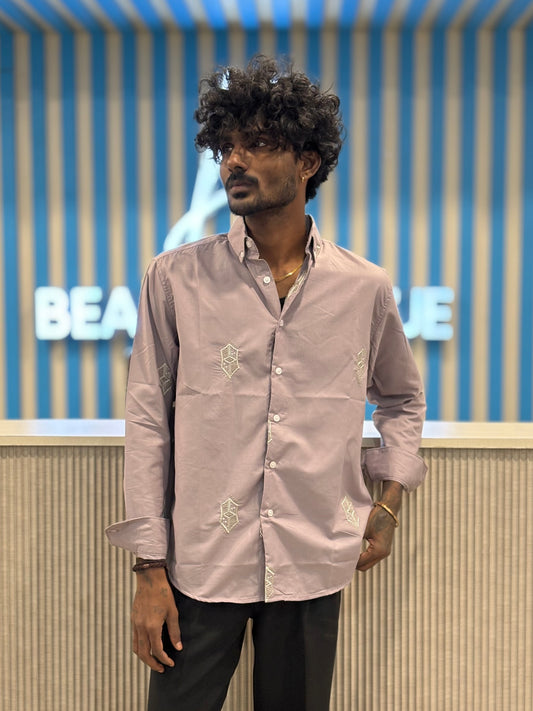 Pink Embroidery Shirt