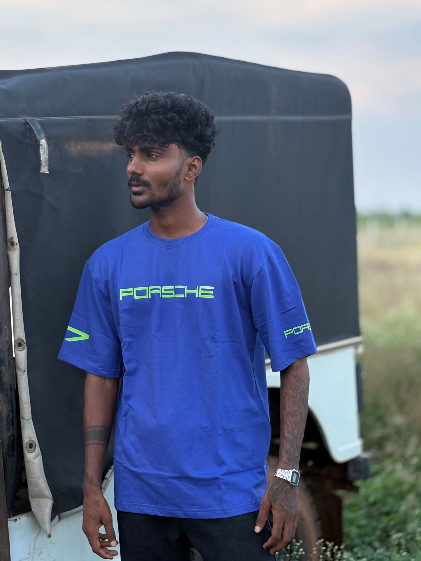 Blue Oversized Tshirt