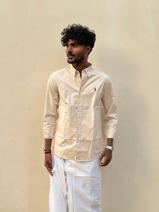 Beige Cotton Shirt
