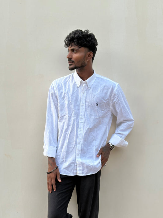 White Linen Shirt