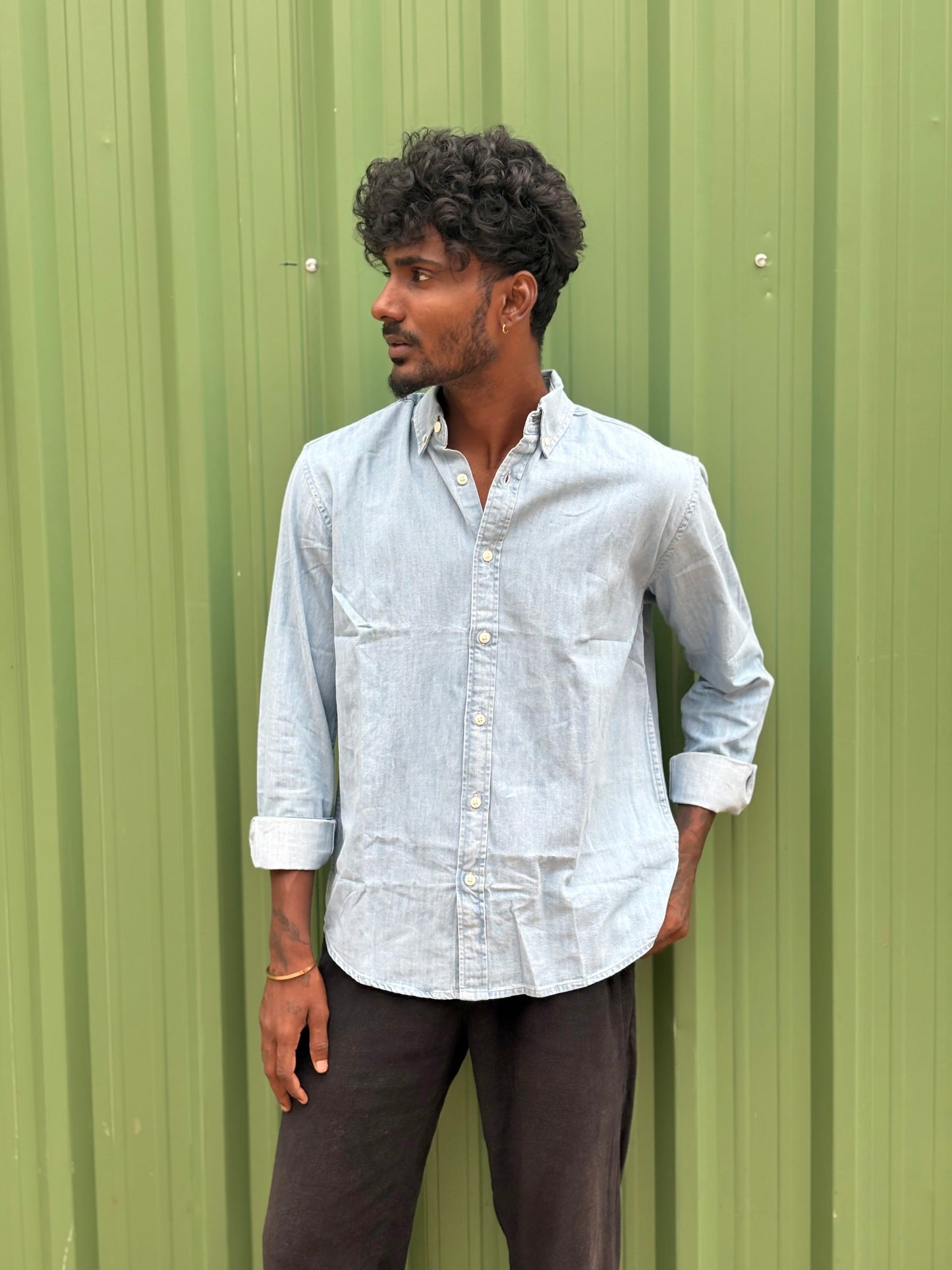 Light Blue Denim Shirt