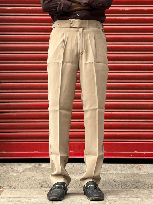 Beige Armani Gurkha Pant