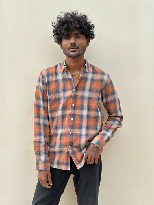 Orange Flannel Shirt