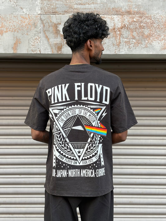 Black Acid Wash Oversized Tshirt