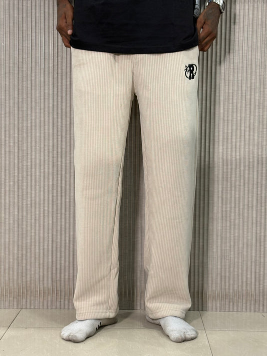 Beige Corduroy Sweatpants