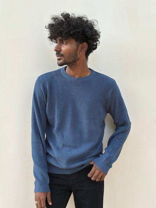 Blue Full Sleeve Sweatshirt