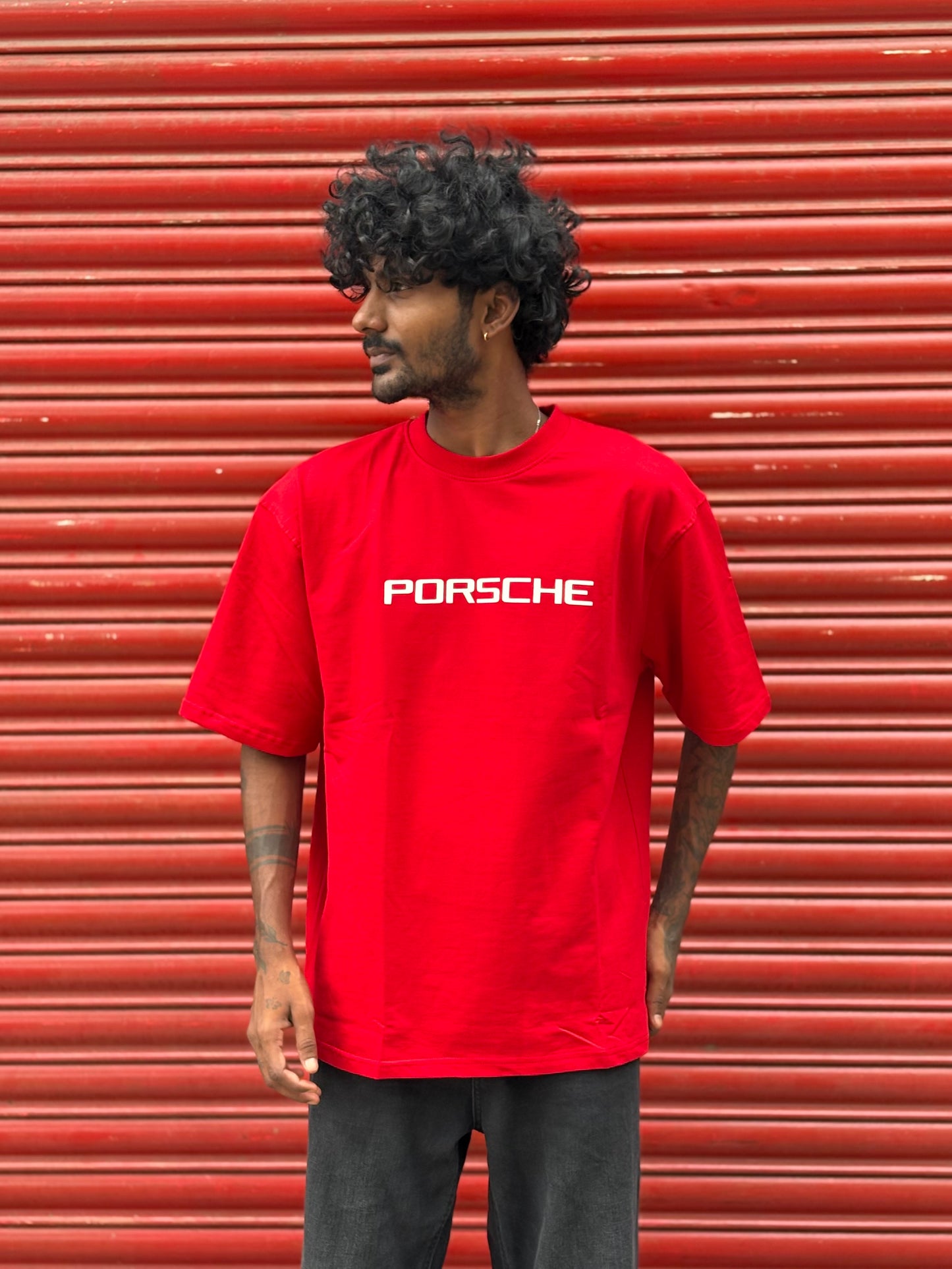 Red Oversized Tshirt