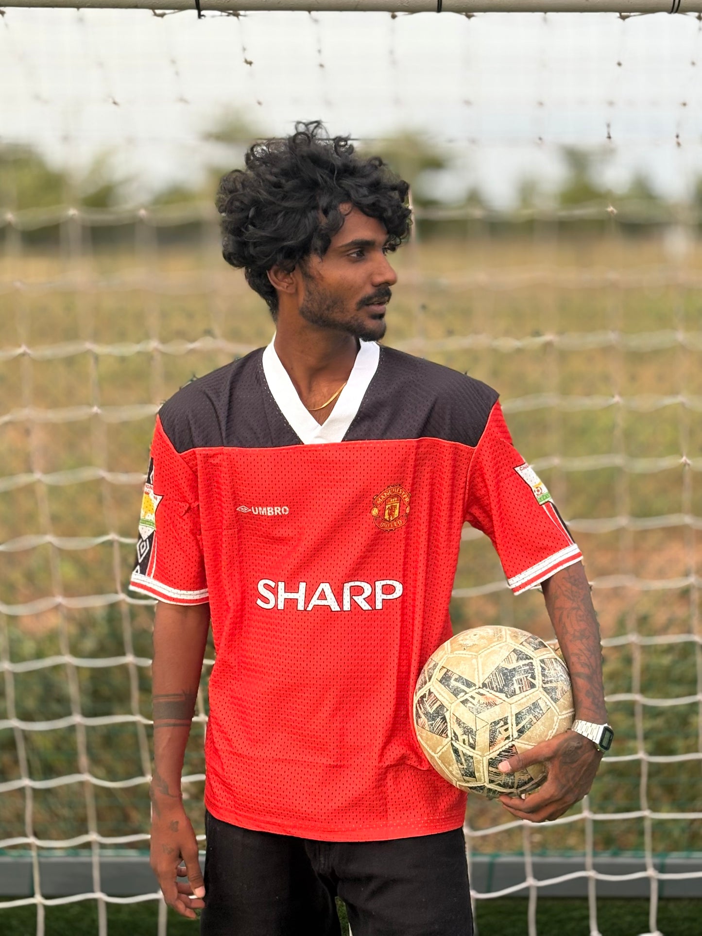 Manchester United X Ronaldo Retro Oversized Jersey