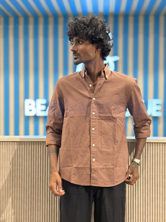 Brown Linen Shirt