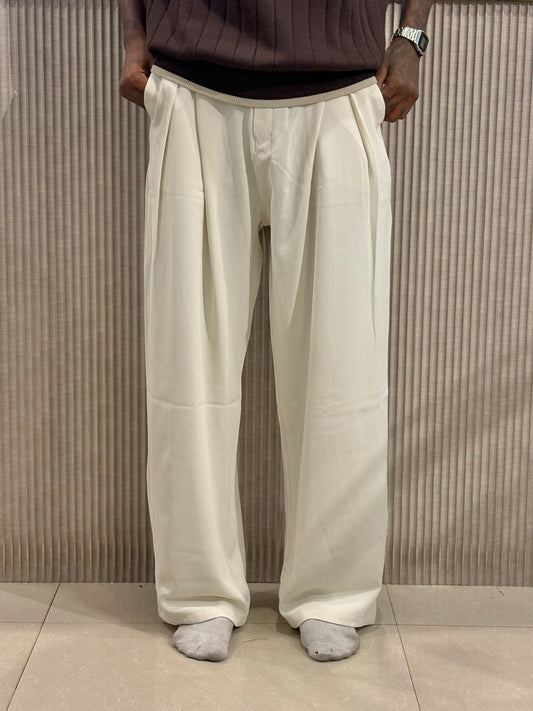 Off White Korean Pants
