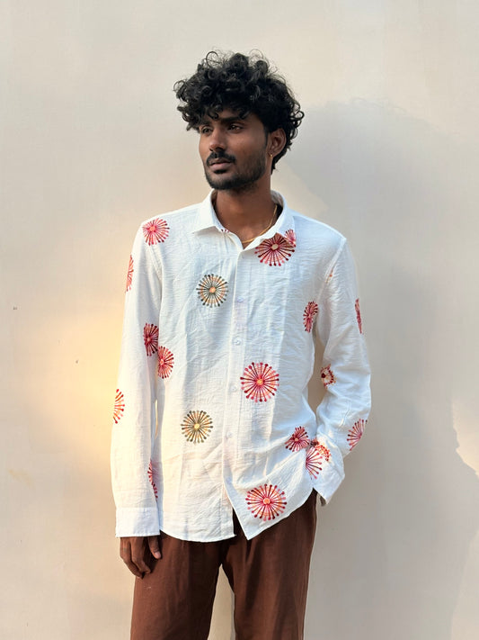 White Embroidery Shirt