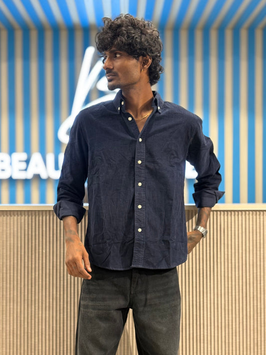 Blue Corduroy Shirt