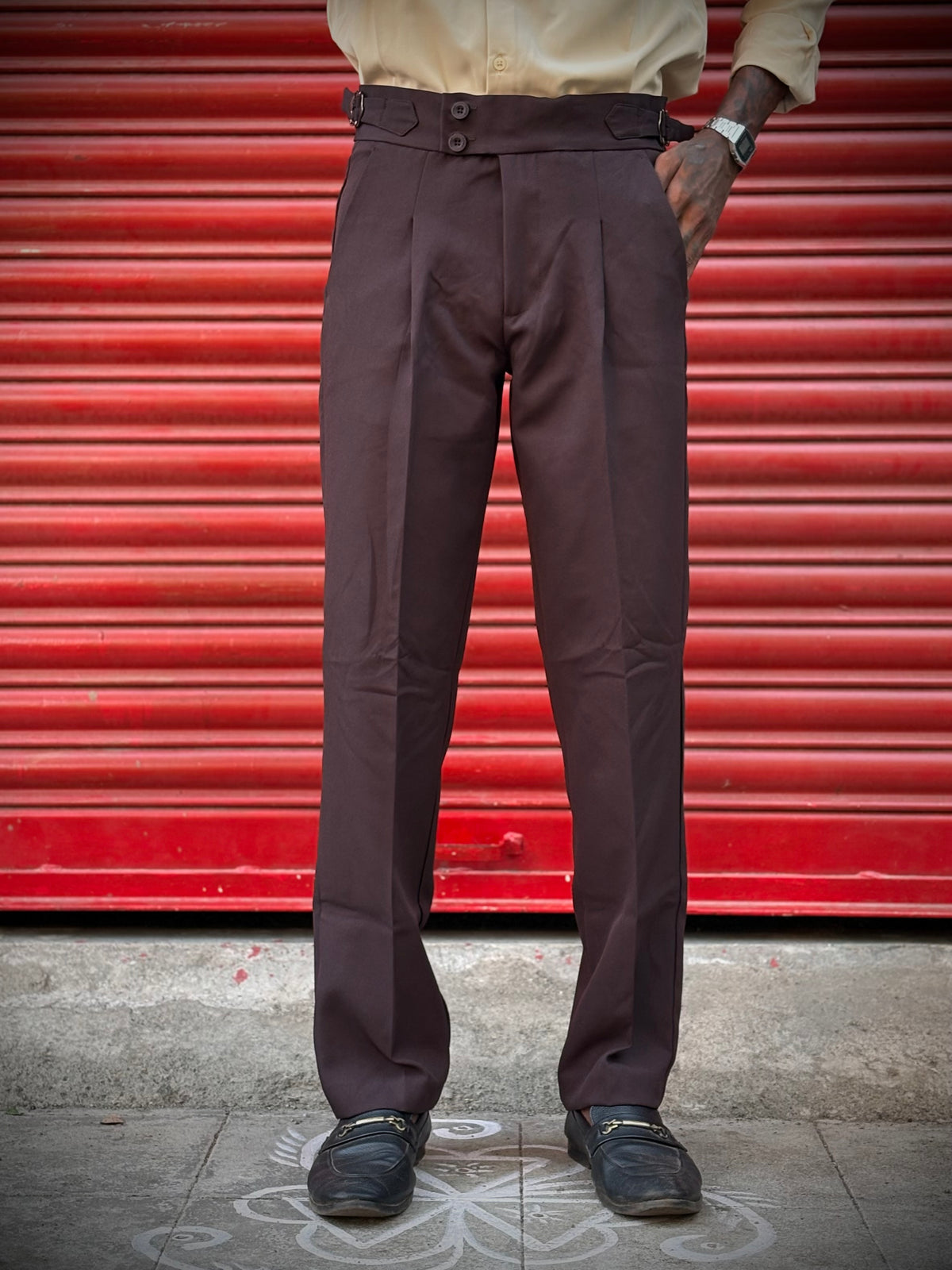 Brown Gurkha Pant