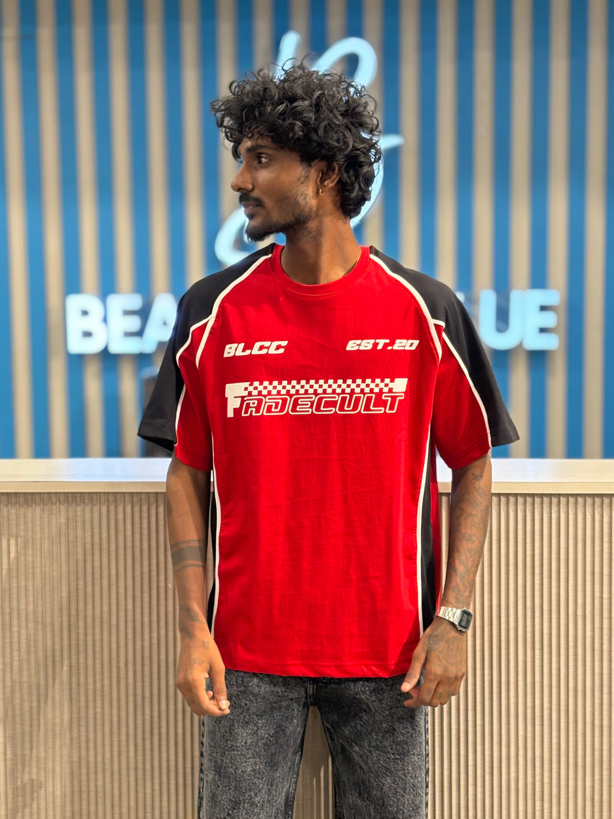Red Oversized Tshirt