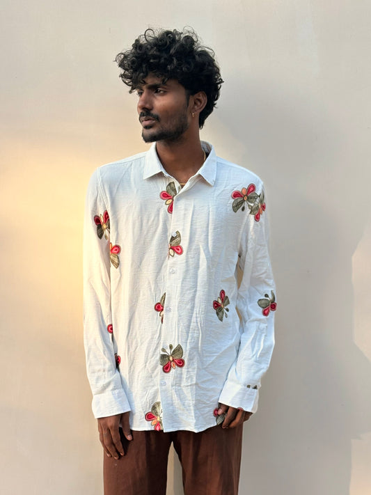 White Embroidery Shirt