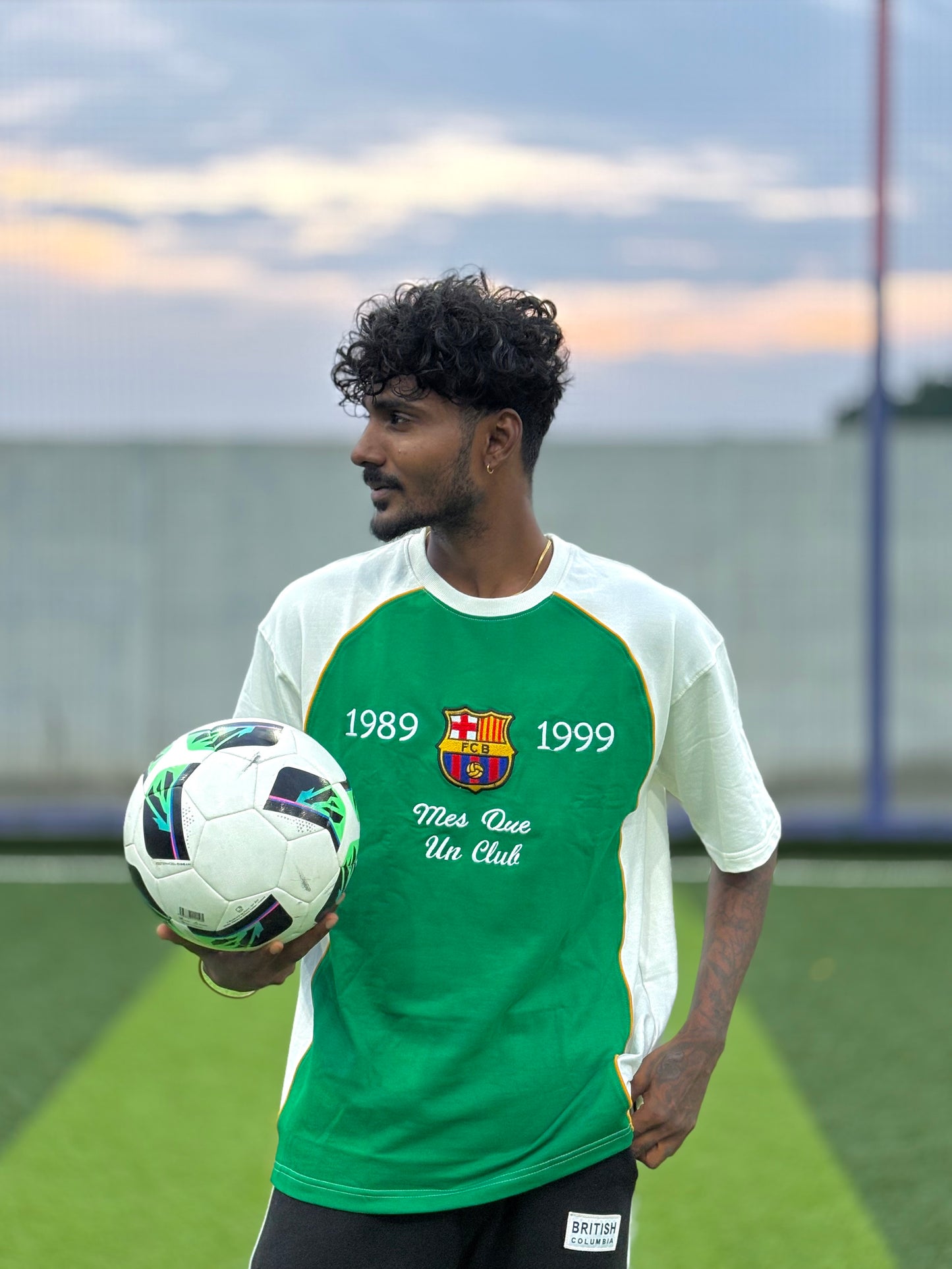 Barcelona Green Oversized Tshirt