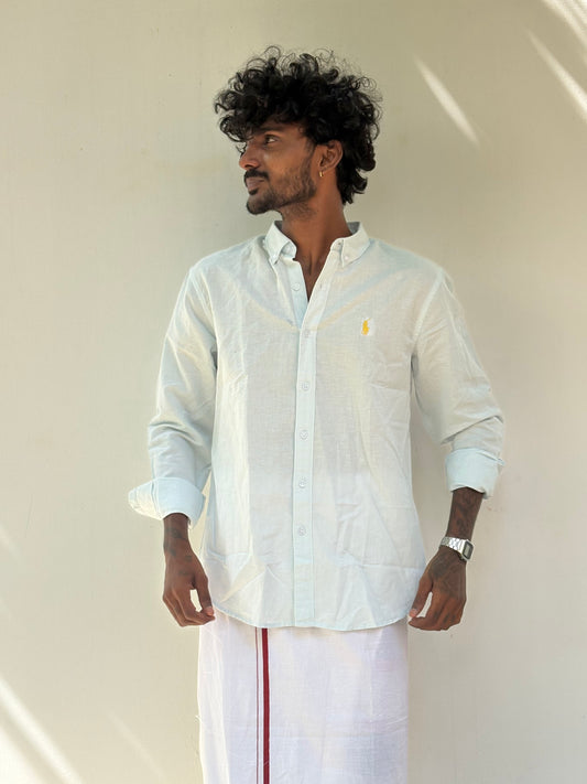 Light Blue Linen Shirt