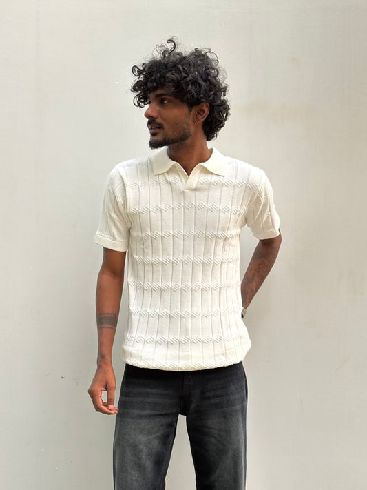 Off White Polo Tshirt