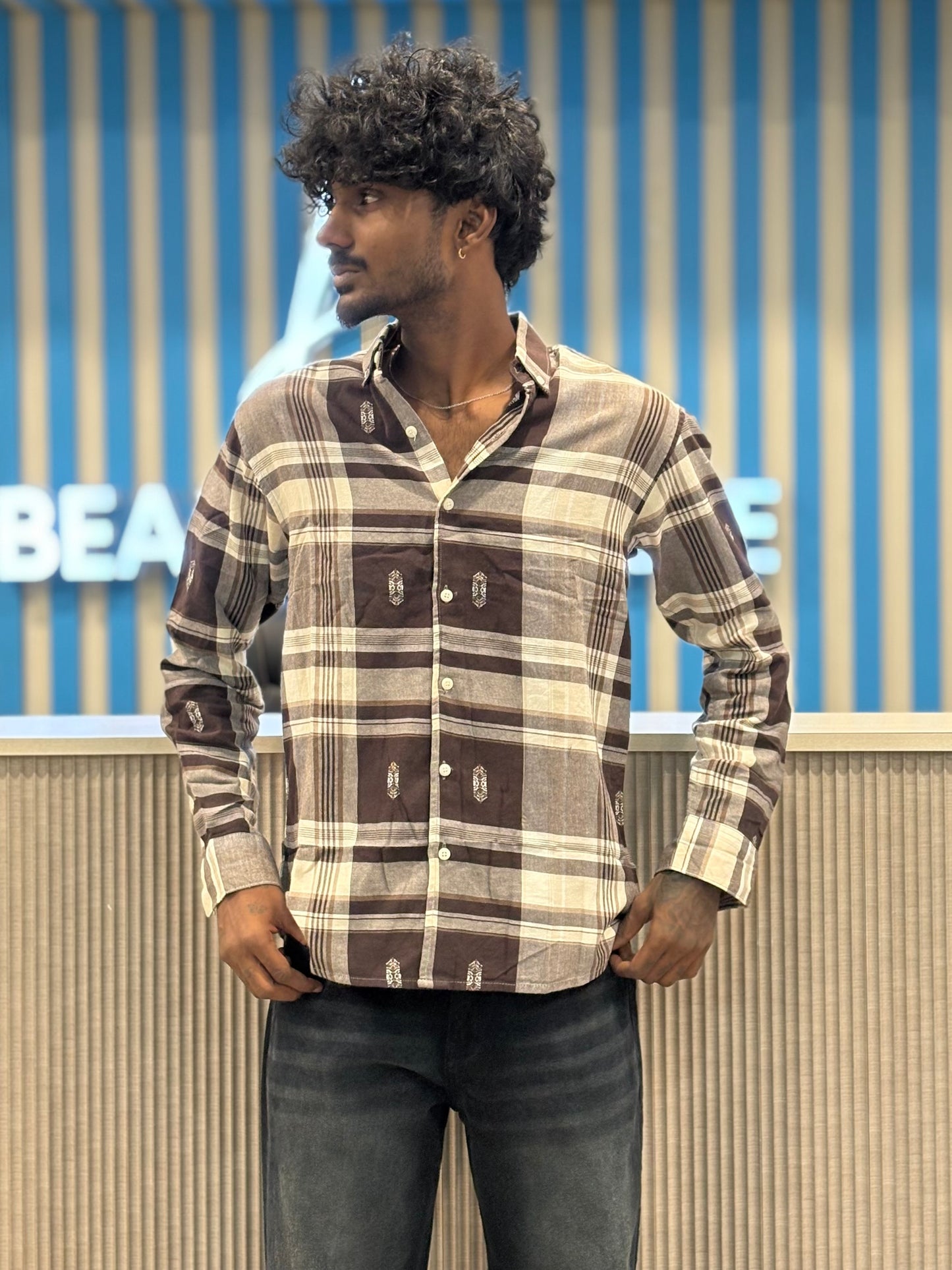Brown Flannel Shirt