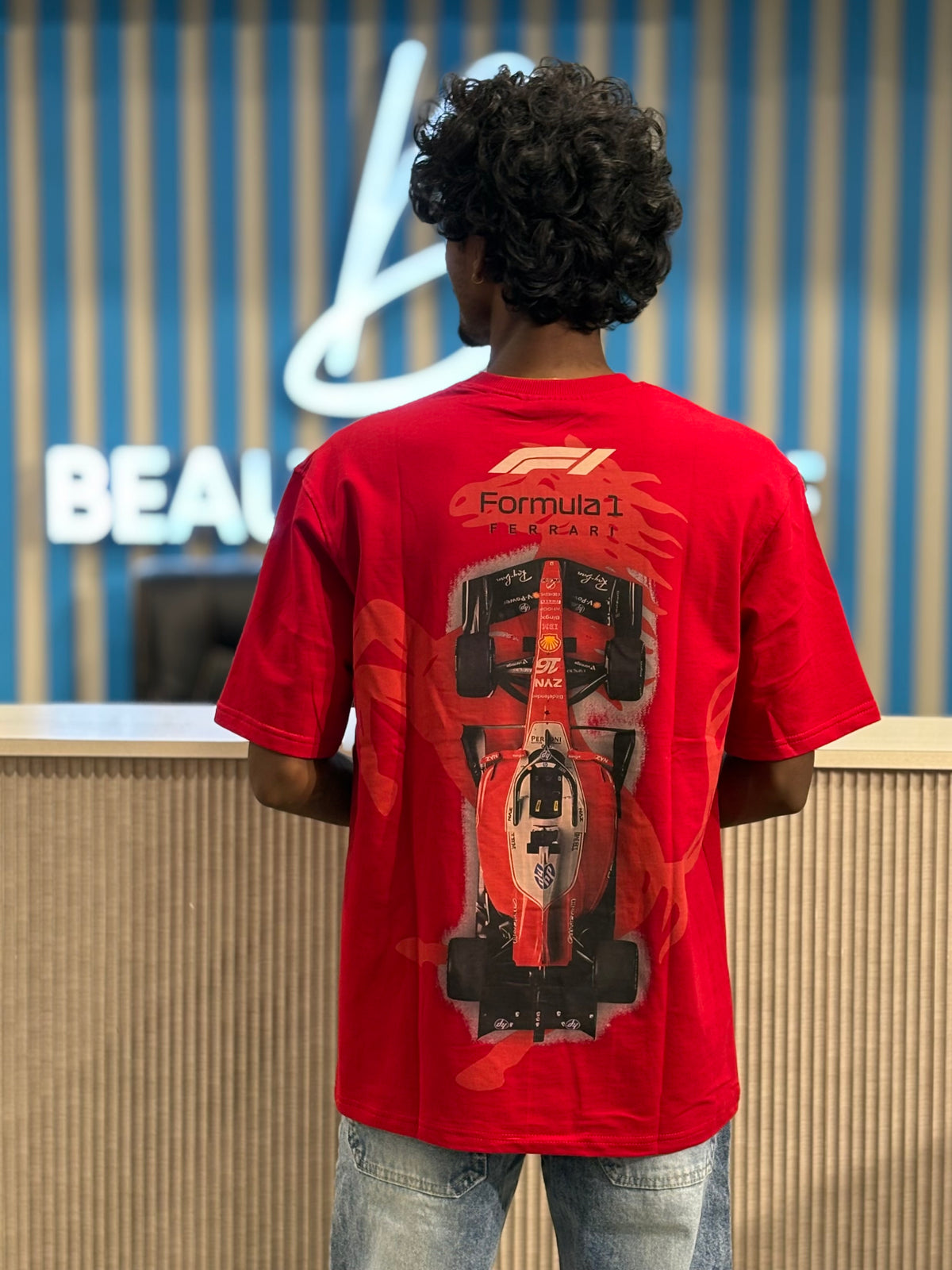 Red Oversized Tshirt