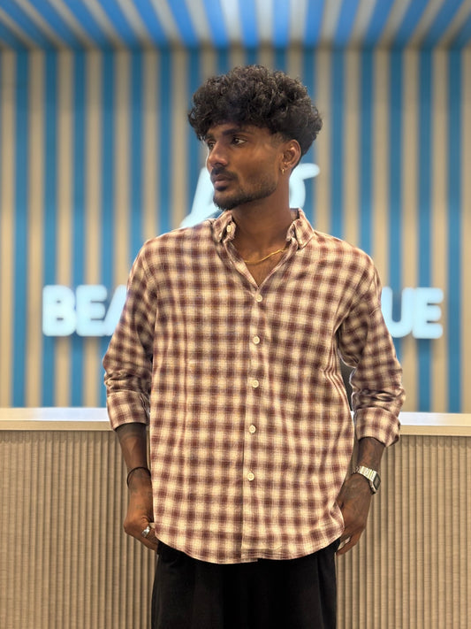 Maroon Flannel Shirt