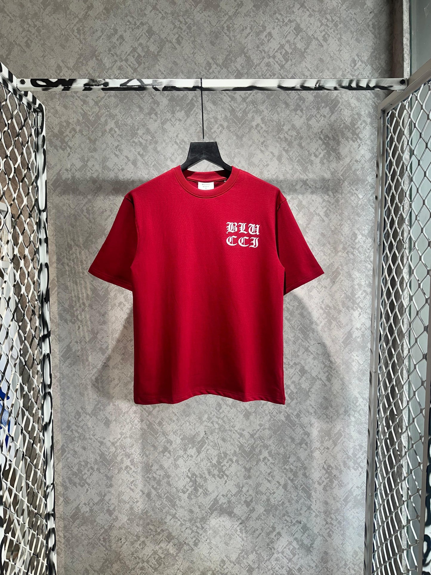 Red Backprinted Oversized Tshirt