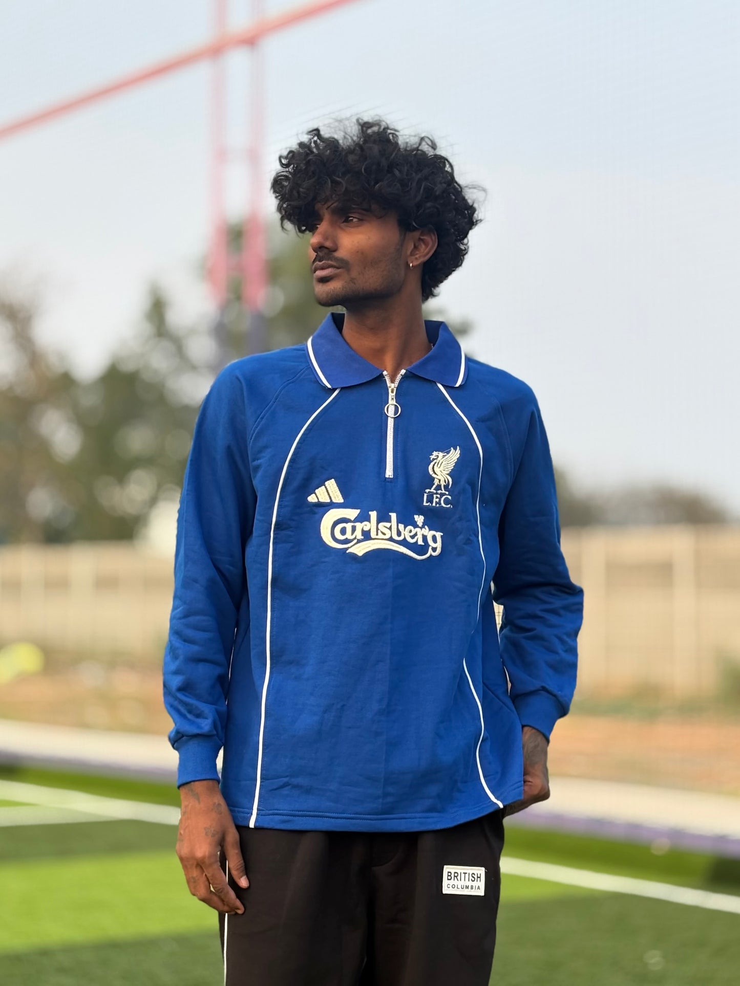 Blue Liverpool Oversized Sweatshirt