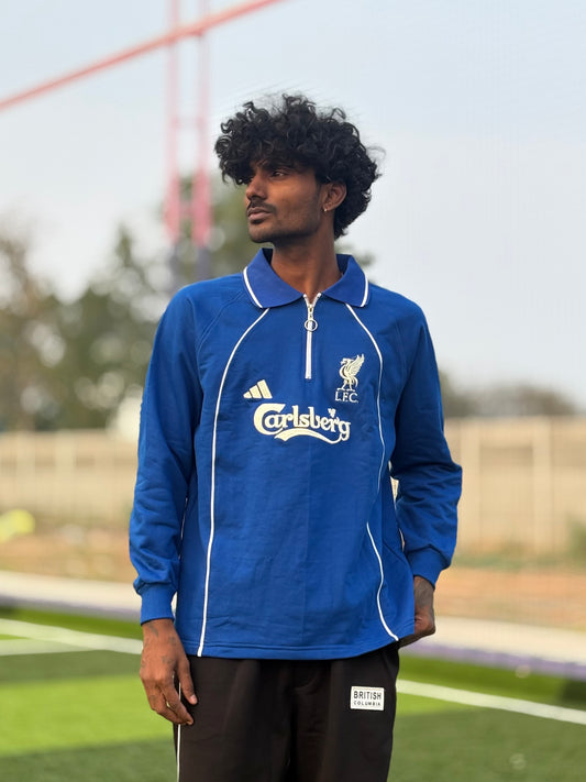 Blue Liverpool Oversized Sweatshirt