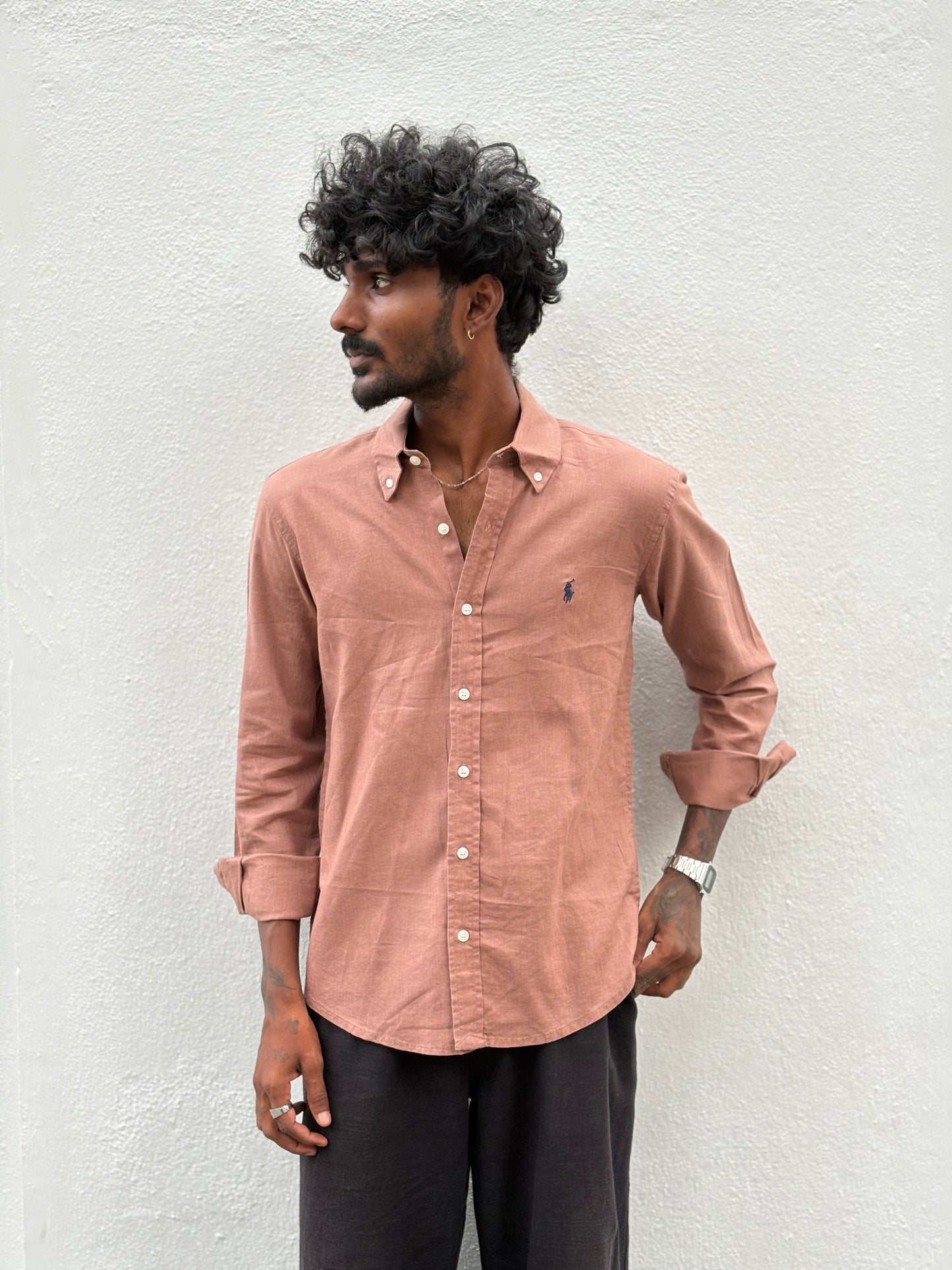 Brown Linen Shirt