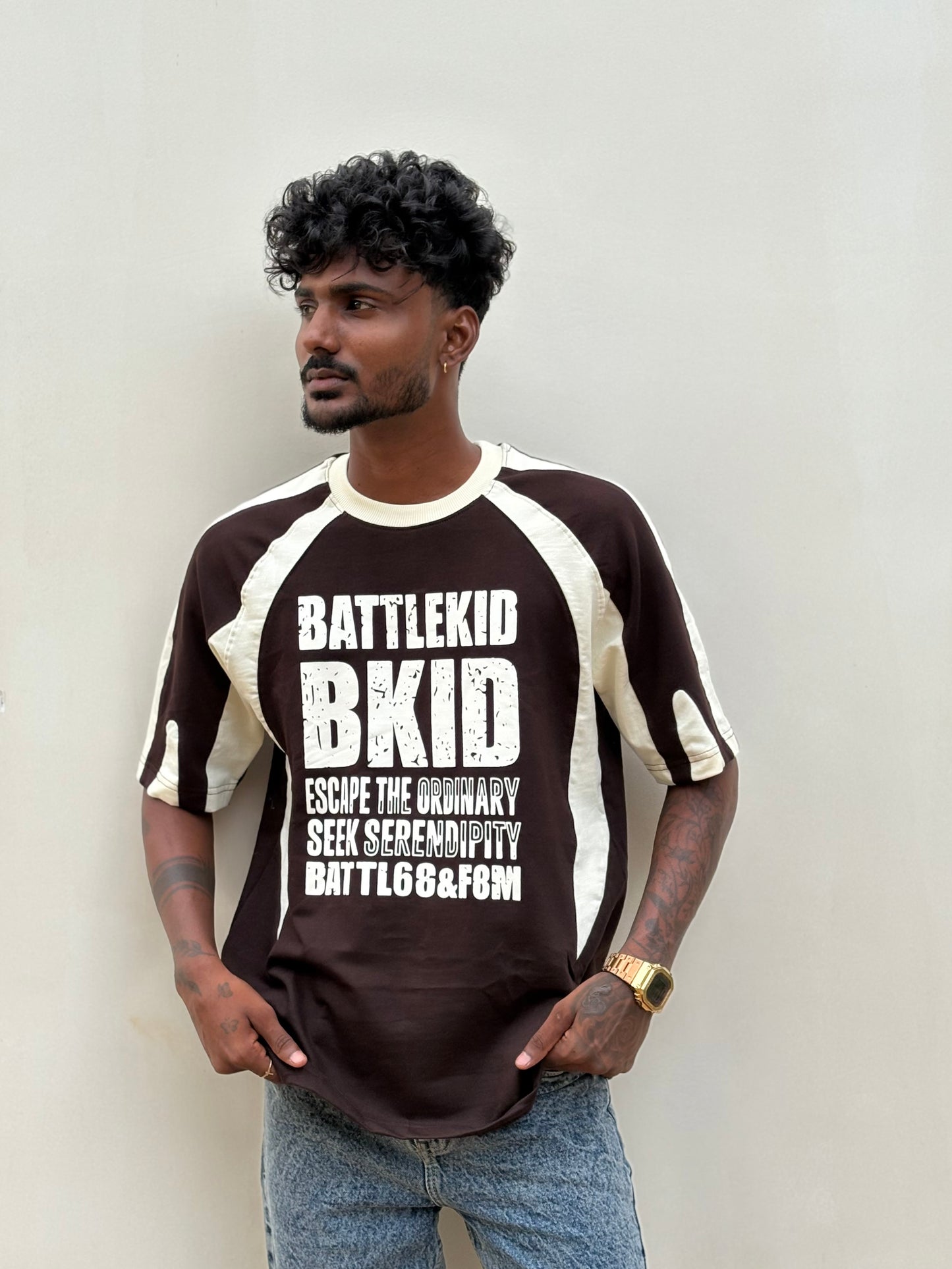Brown Oversized Tshirt