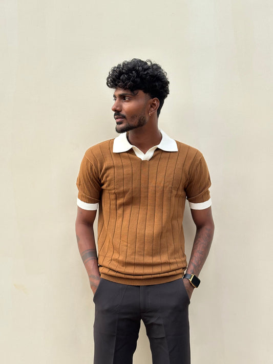 Brown Polo Tshirt