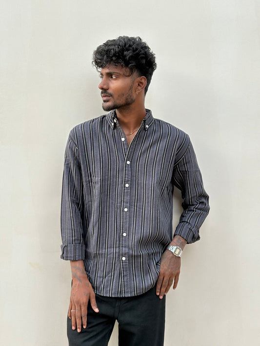 Black Striped  Shirt