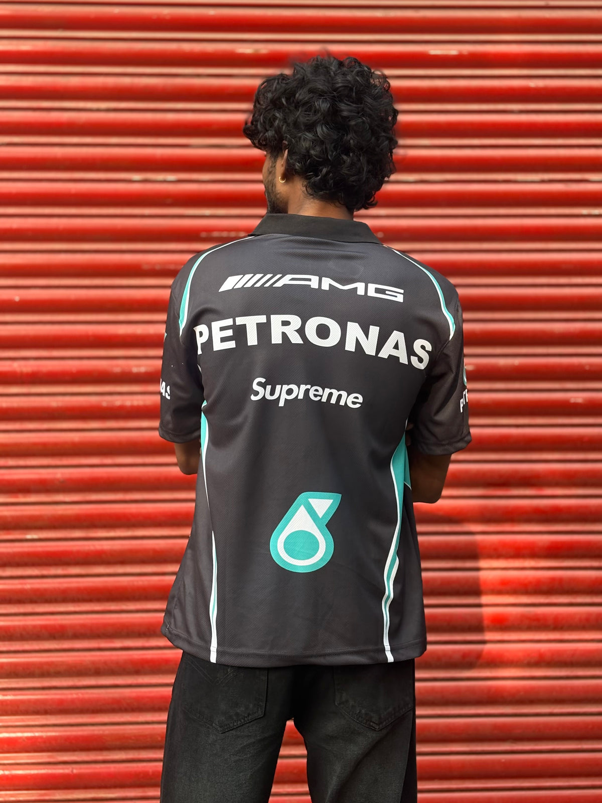 Black Motorsport Oversized Tshirt